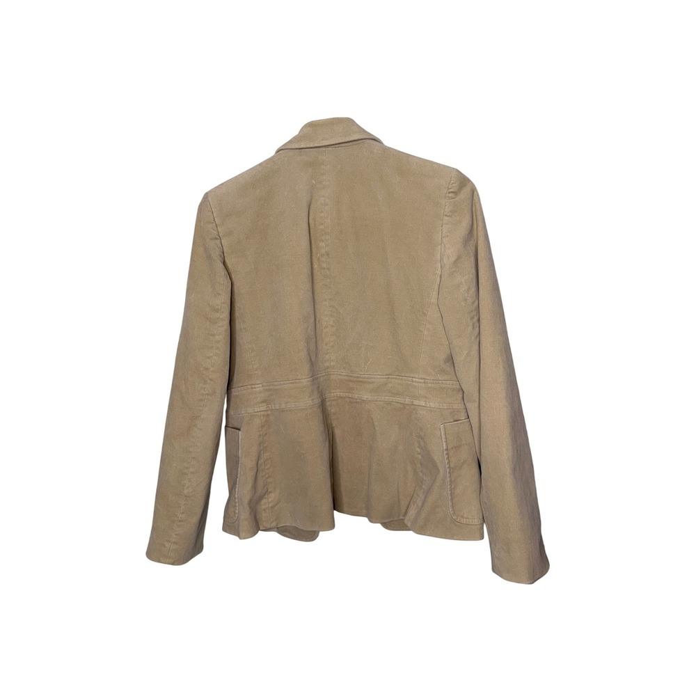 Banana Republic Blazer Tan Corduroy Stretch Tailored Professional Jacket 6 - Picture 5 of 7